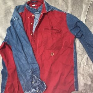 TH red front flannel
